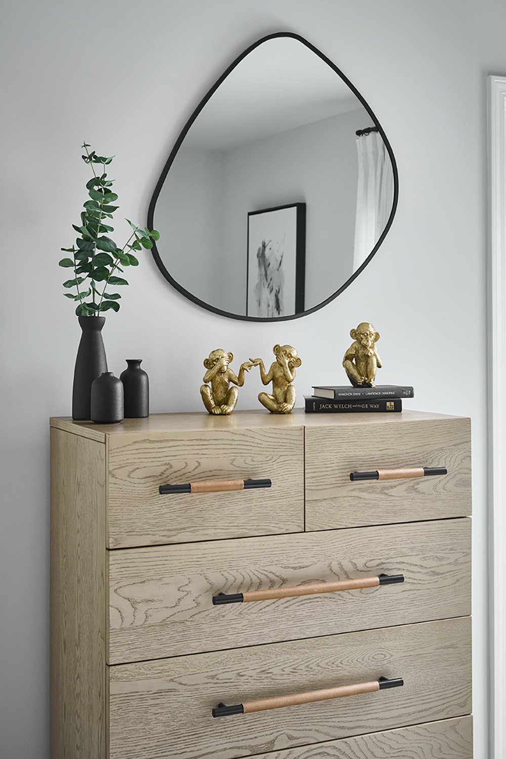 Georgia BTR model unit bedroom wood chest